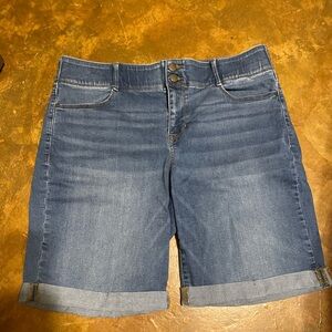 Apt. 9 Classic Blue Jean Bermuda Shorts